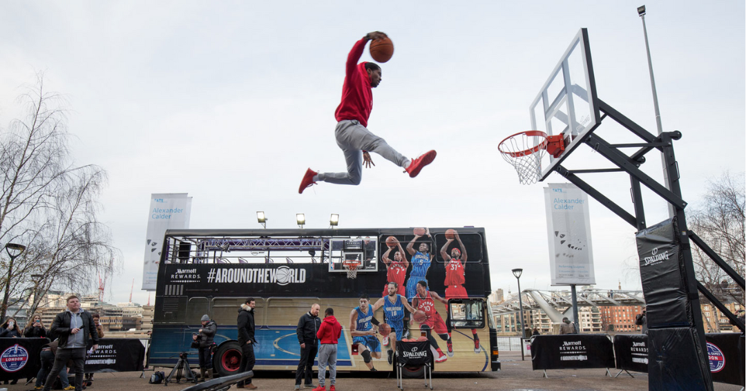 Double decker basketball event pros cons hire